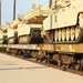 Tanks arrive on tracks to replenish inventory