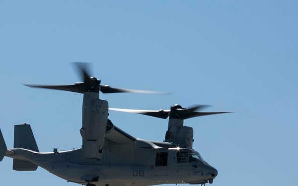 MV-22B Displays Capabilities at Air Show