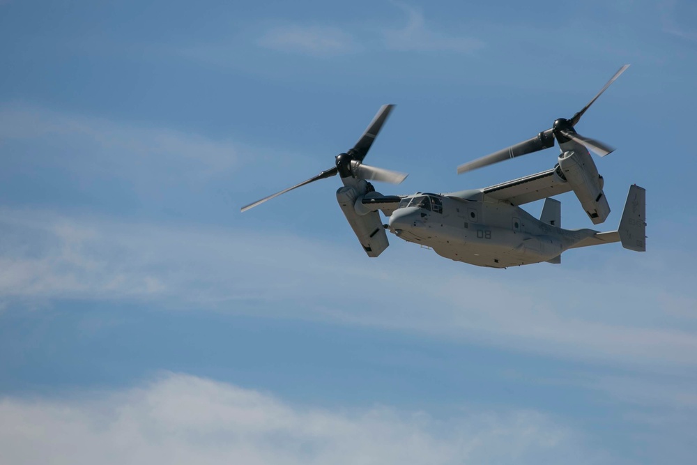 MV-22B Displays Capabilities at Air Show