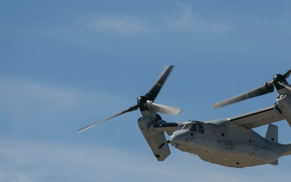 MV-22B Displays Capabilities at Air Show