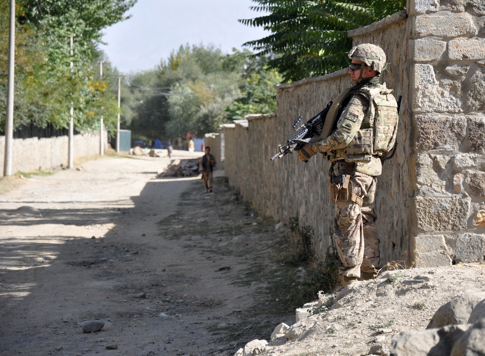 Task Force Volunteer oversees Afghan park project