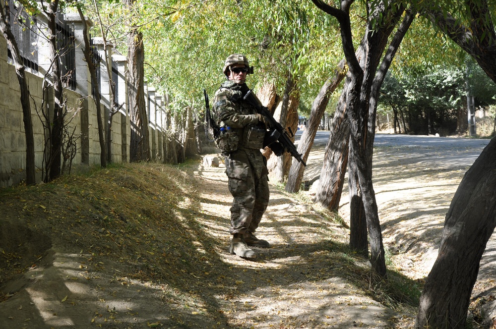 Task Force Volunteer oversees Afghan park project