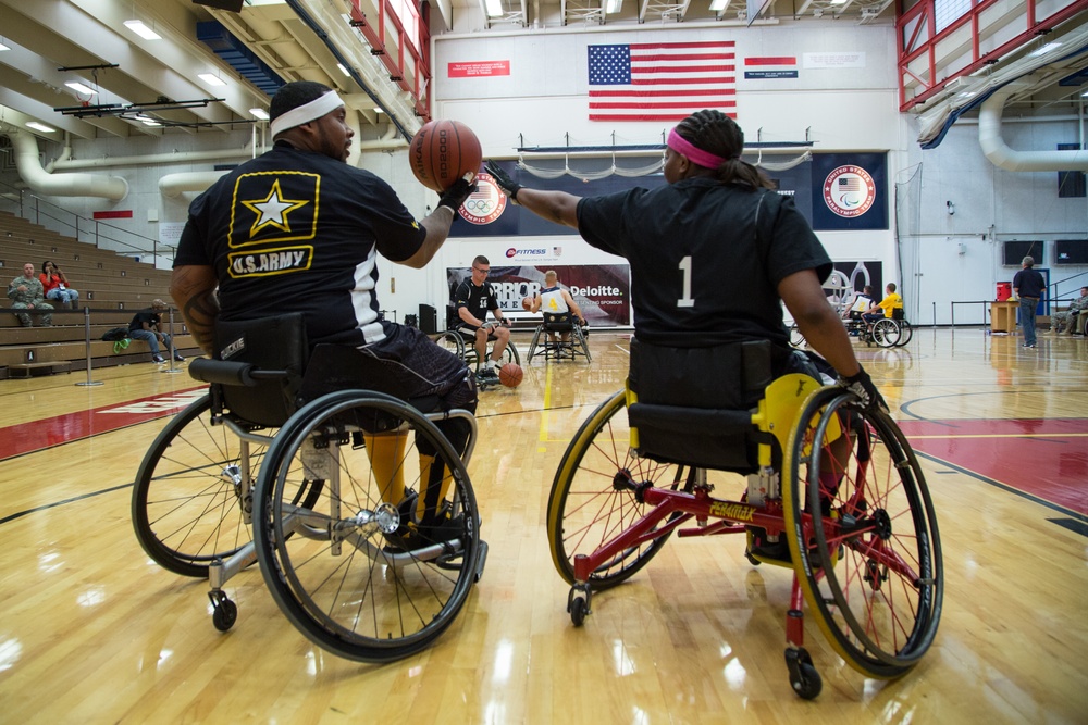 2014 Warrior Games Wheelchair Basketball