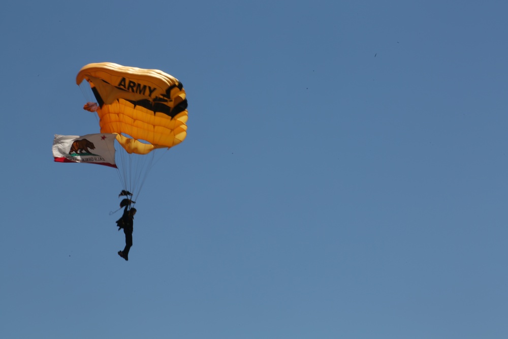 Military Parachute Teams' performance