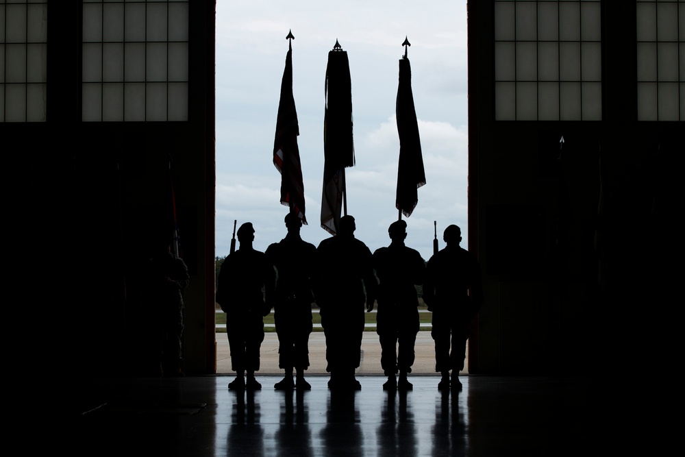 Color Guard soldiers from the Atlantic Division, 75th Training Command