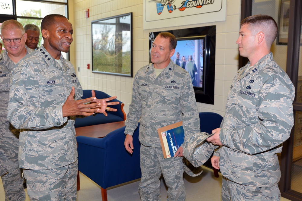 AMC visits North Carolina Air National Guard