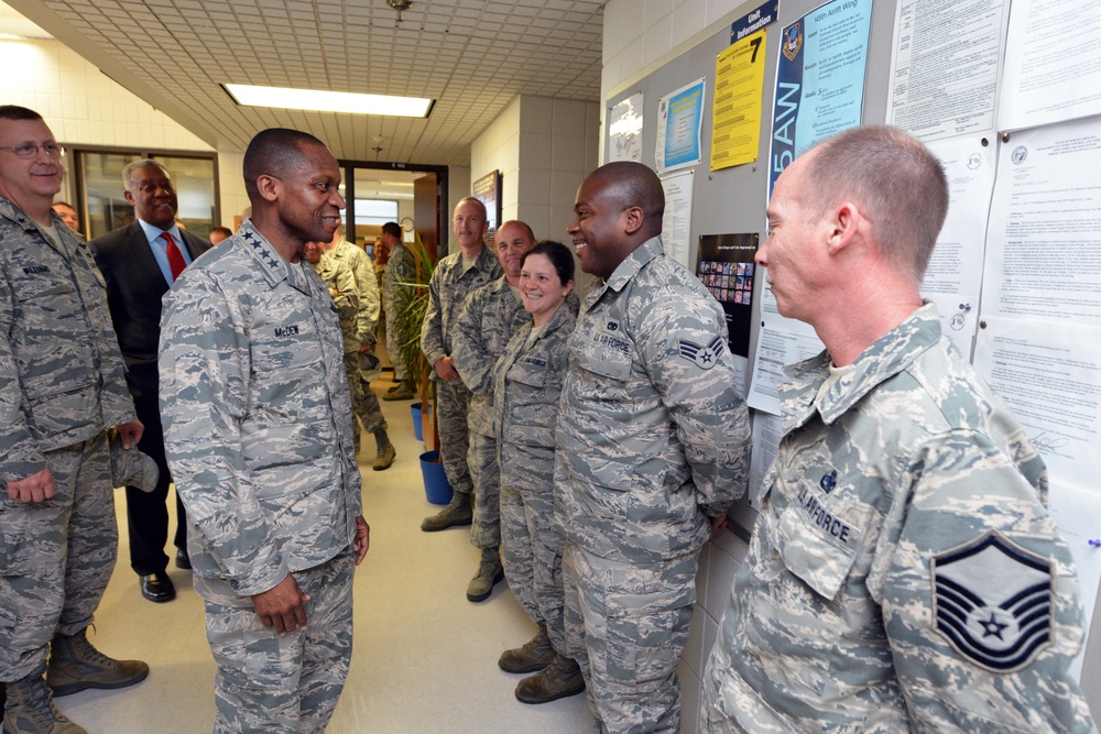 AMC visits North Carolina Air National Guard