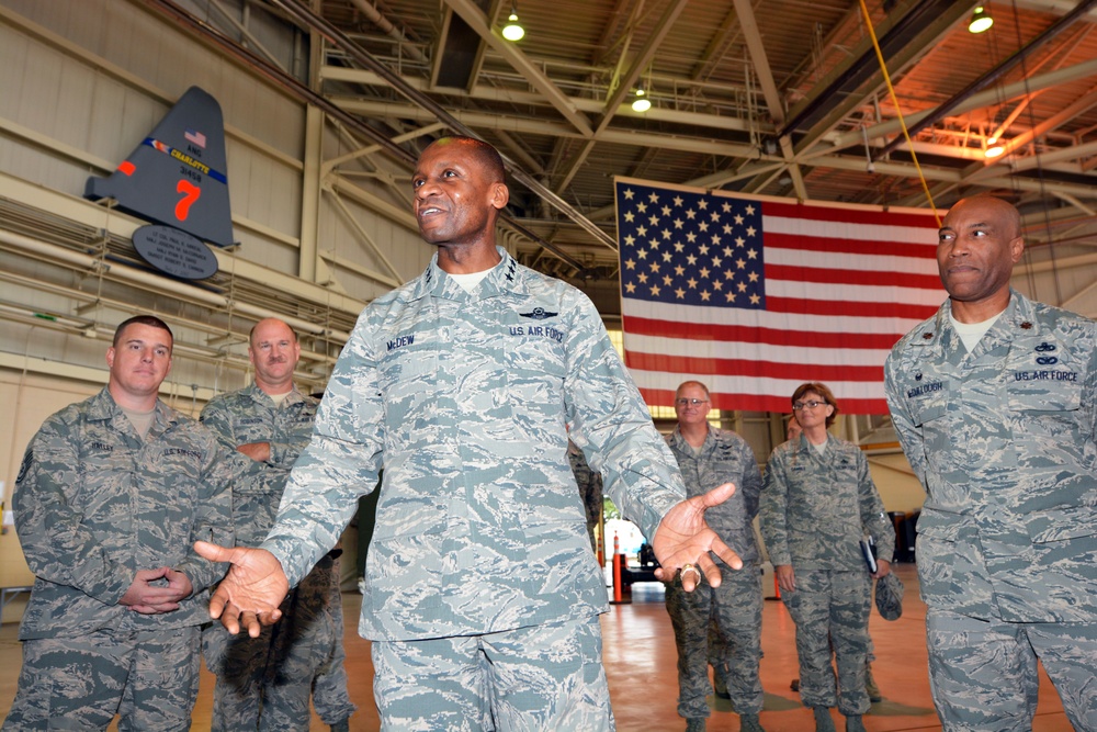 AMC visits North Carolina Air National Guard