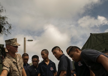 Okkodo cadets spend day with Marines