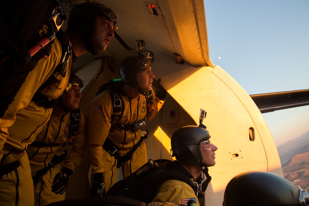 US Army Golden Knights Prepare to Jump Part III