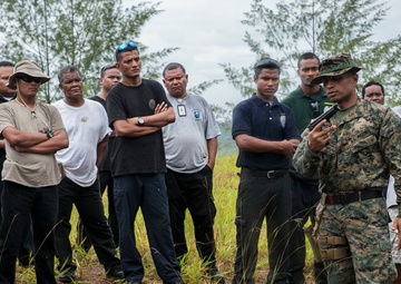 Marine returns to island home, trains local law enforcement