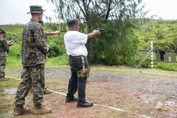 Marine returns to island home, trains local law enforcement