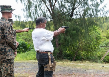 Marine returns to island home, trains local law enforcement