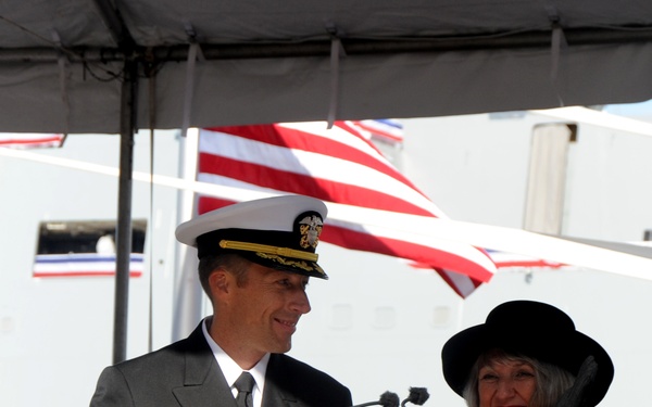 USS New York commissioning
