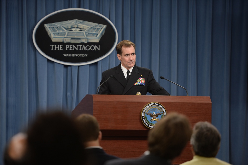 Rear Adm. John Kirby press conference