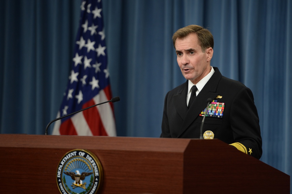 Rear Adm. John Kirby Press Conference