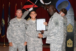 Sustainers induct new sergeants into NCO Corps