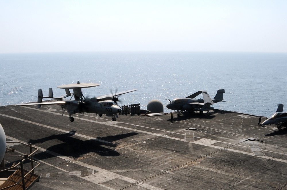 USS George H.W. Bush flight operations