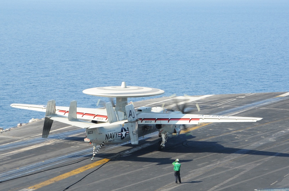 USS George H.W. Bush flight operations