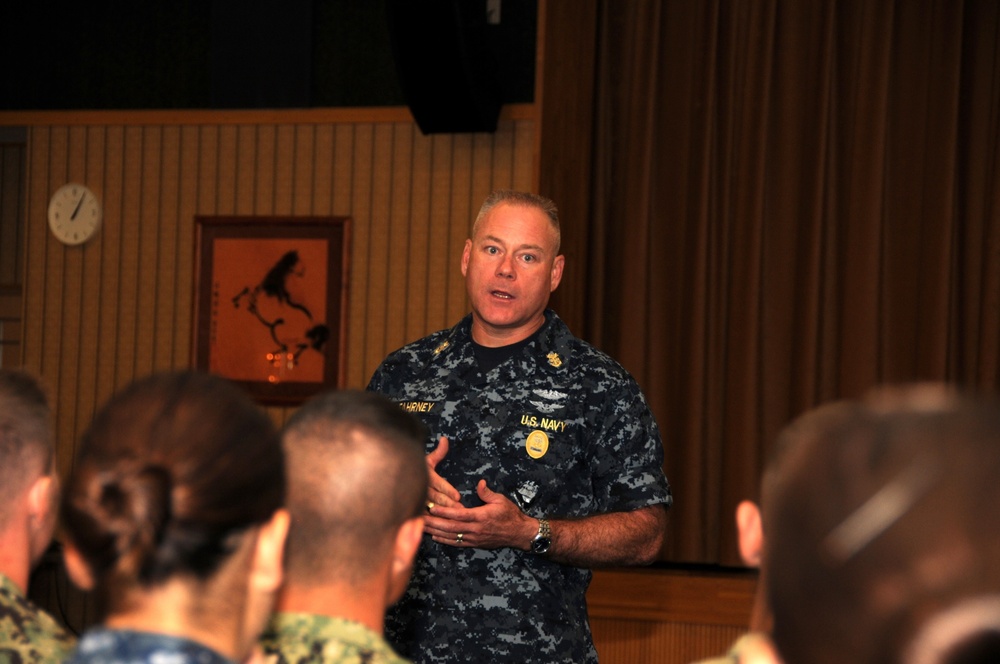 All-hands call at NAF Misawa