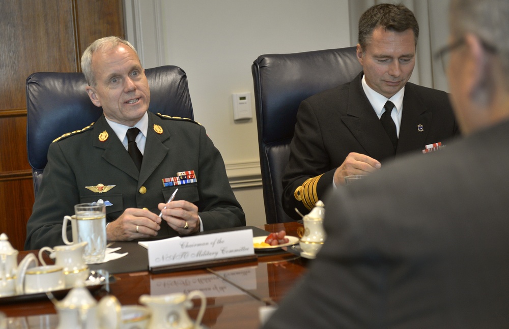 Meeting with Danish general