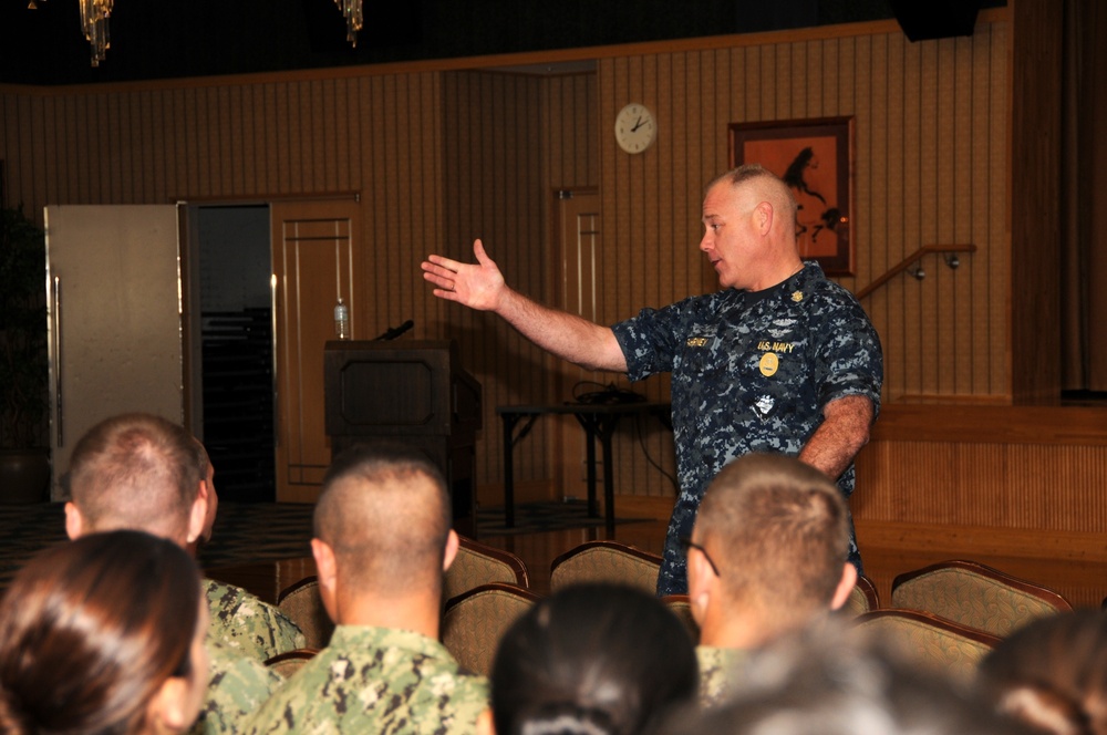 All-hands call at NAF Misawa