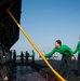 USS George H.W. Bush flight deck operations