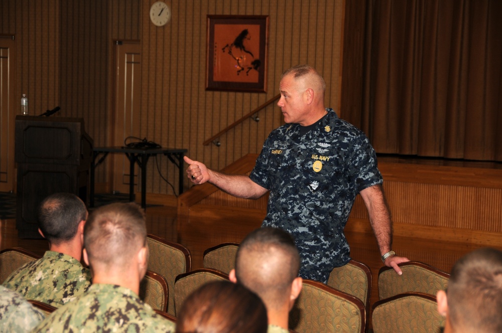 All-hands call at NAF Misawa