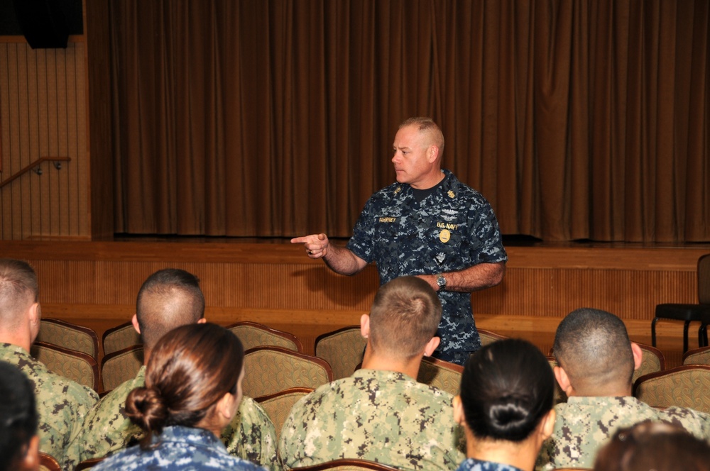 All-hands call at NAS Misawa