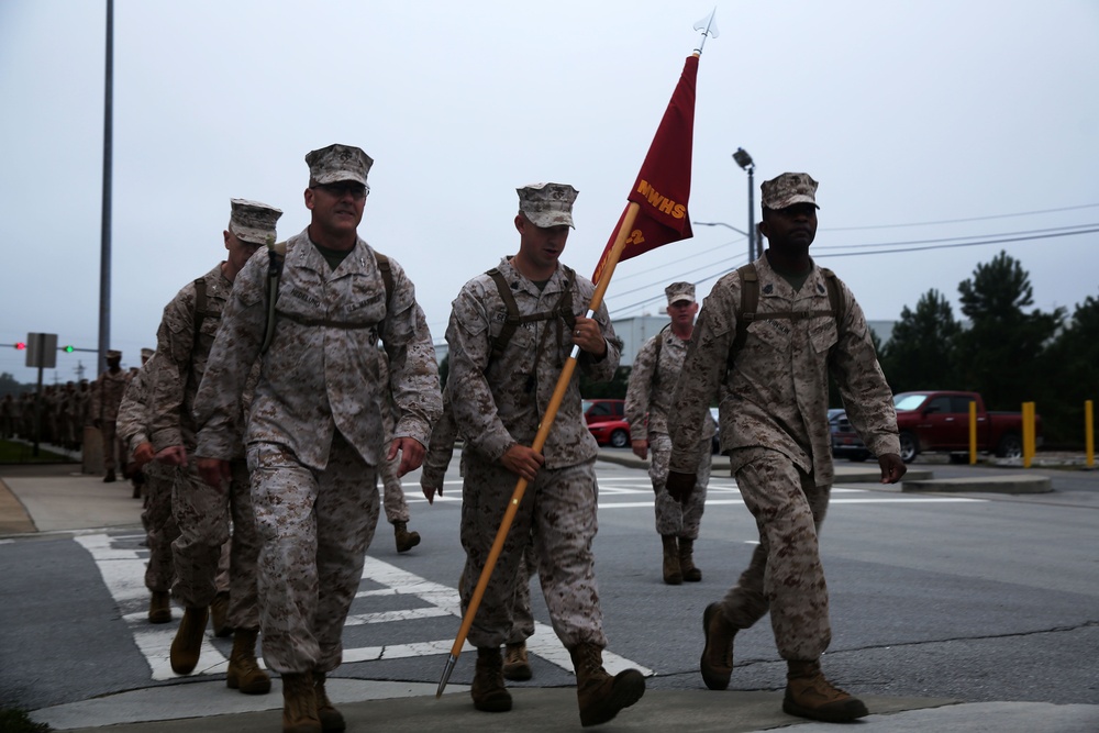 2nd MAW Marines hike, build operational readiness