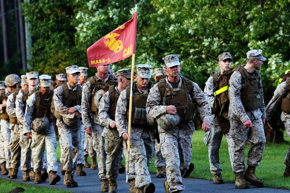 2nd MAW Marines hike, build operational readiness