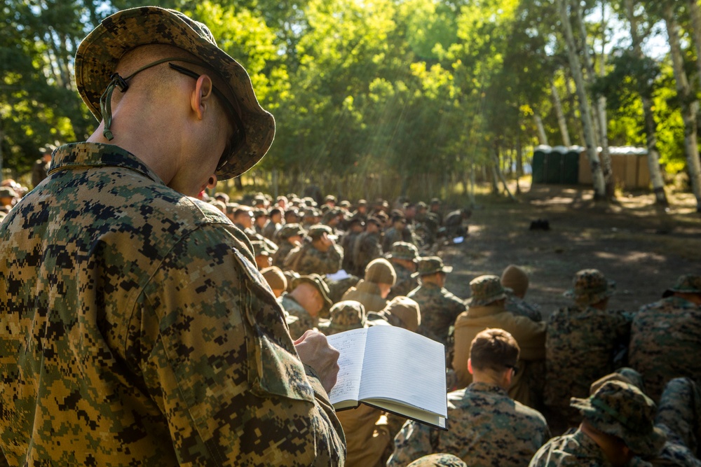 CLB-6 and 2/5 Marines receive cold weather classes at Mountain Warfare Training Center