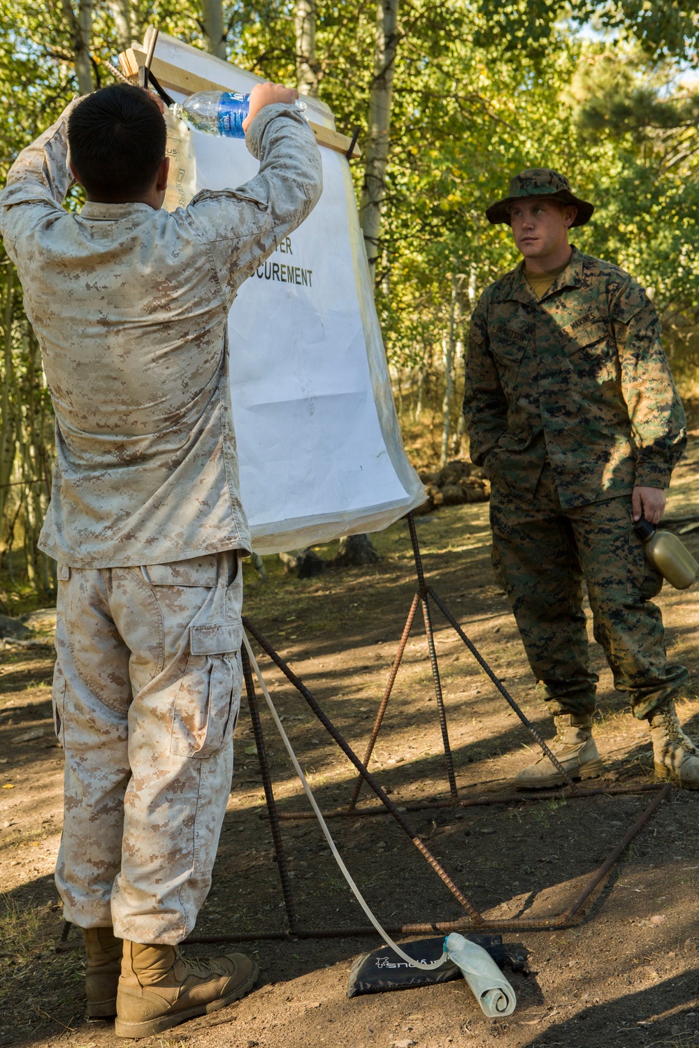 CLB-6 and 2/5 Marines receive cold weather classes at Mountain Warfare Training Center