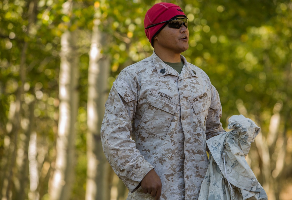 CLB-6 and 2/5 Marines receive cold weather classes at Mountain Warfare Training Center