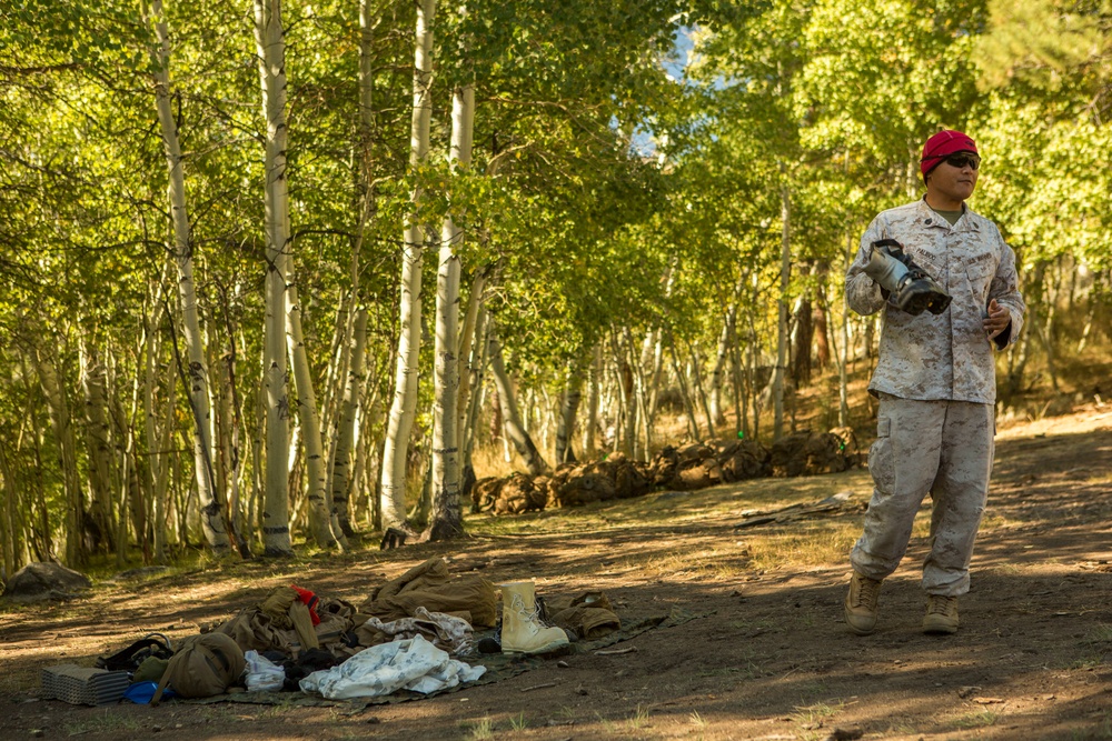 CLB-6 and 2/5 Marines receive cold weather classes at Mountain Warfare Training Center