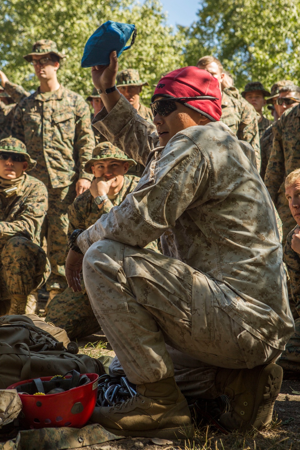 CLB-6 and 2/5 Marines receive cold weather classes at Mountain Warfare Training Center