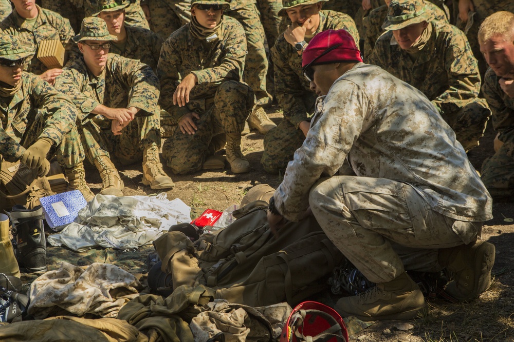 CLB-6 and 2/5 Marines receive cold weather classes at Mountain Warfare Training Center