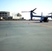 A Marine Corps MV-22 Osprey taxis into Air Station San Francisco