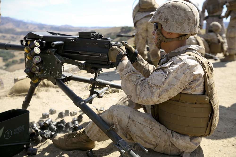 Ammo Company, Combat Logistics Battalion 15 Machine Gun Range