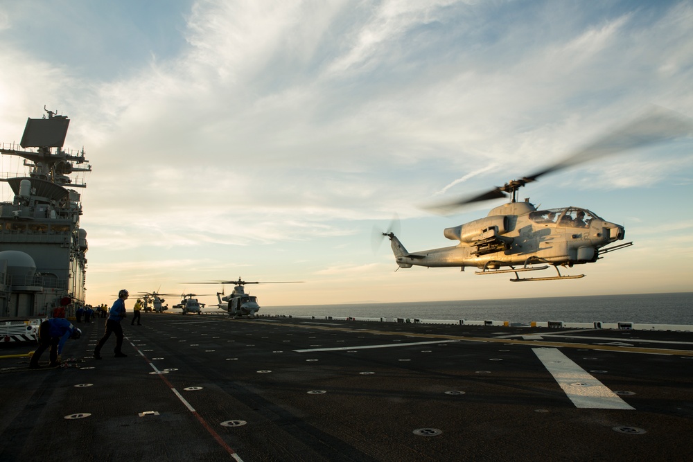 Flight Operations aboard the USS America