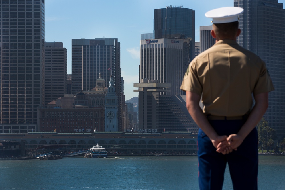 The Marines have arrived to San Francisco Fleet Week