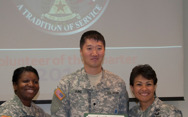 Area II recognizes volunteers, names quarterly winners