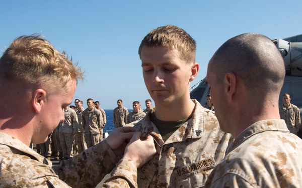 BLT 1/6 promote Marines about Mesa Verde
