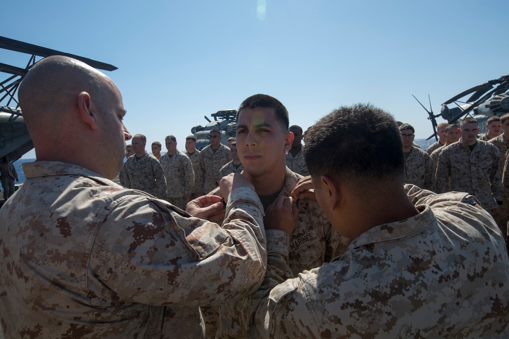 BLT 1/6 promote Marines about Mesa Verde