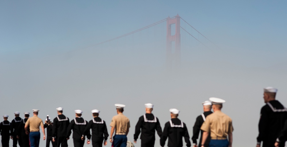 USS America visits San Francisco