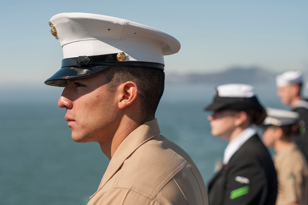 USS America visits San Francisco