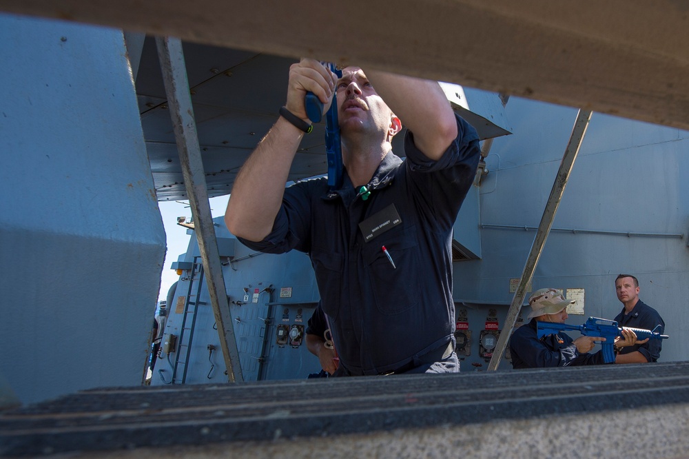 USS Cole VBSS training