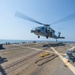 Seahawk lands aboard USS Truxtun