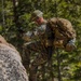 CLB-6 and 2/5 Marines conduct rappelling training at Mountain Warfare Training Center