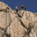 CLB-6 and 2/5 Marines conduct rappelling training at Mountain Warfare Training Center